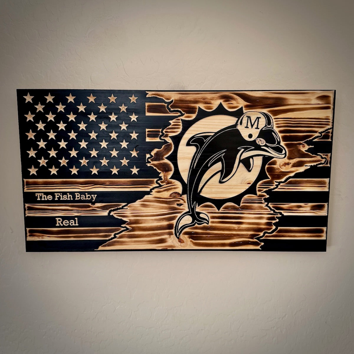 Custom Wooden Flags | Handcrafted Team & Patriotic Wall Art