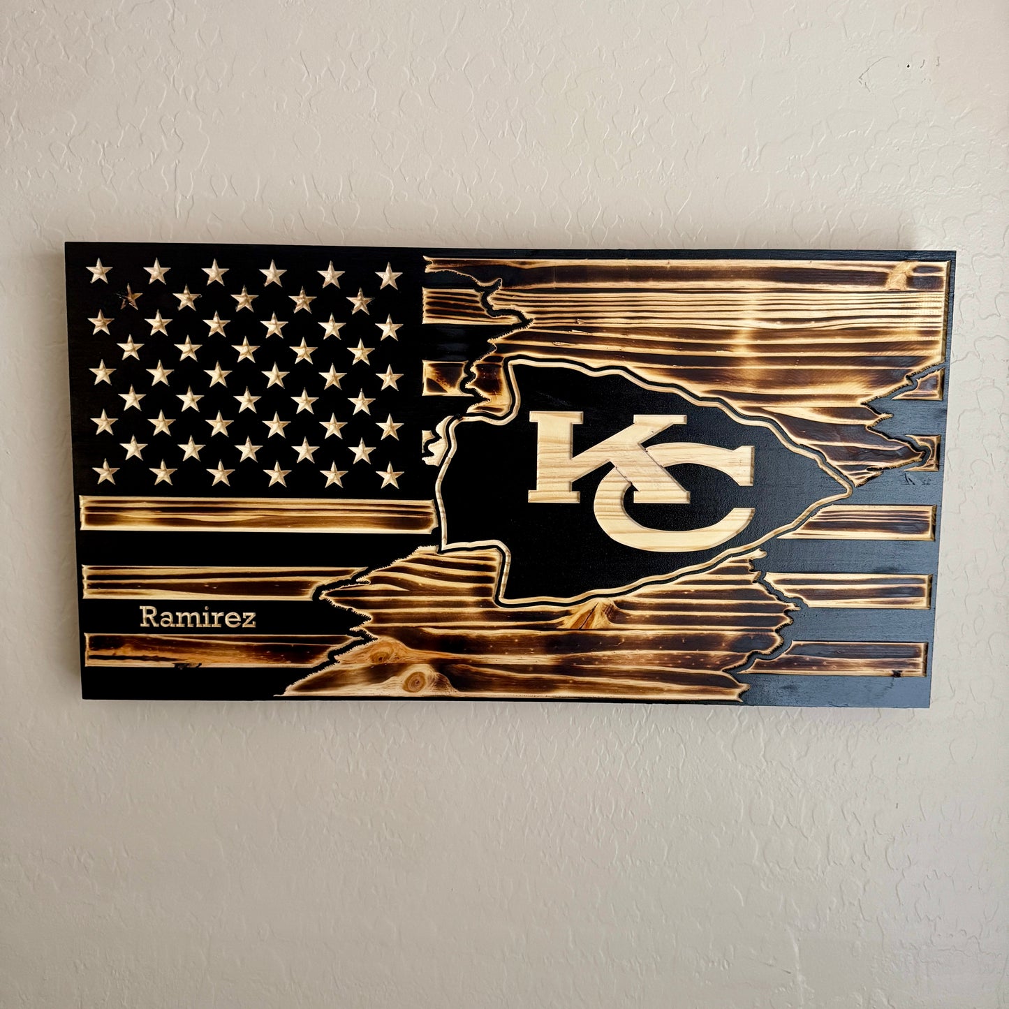 Custom Wooden Flags | Handcrafted Team & Patriotic Wall Art