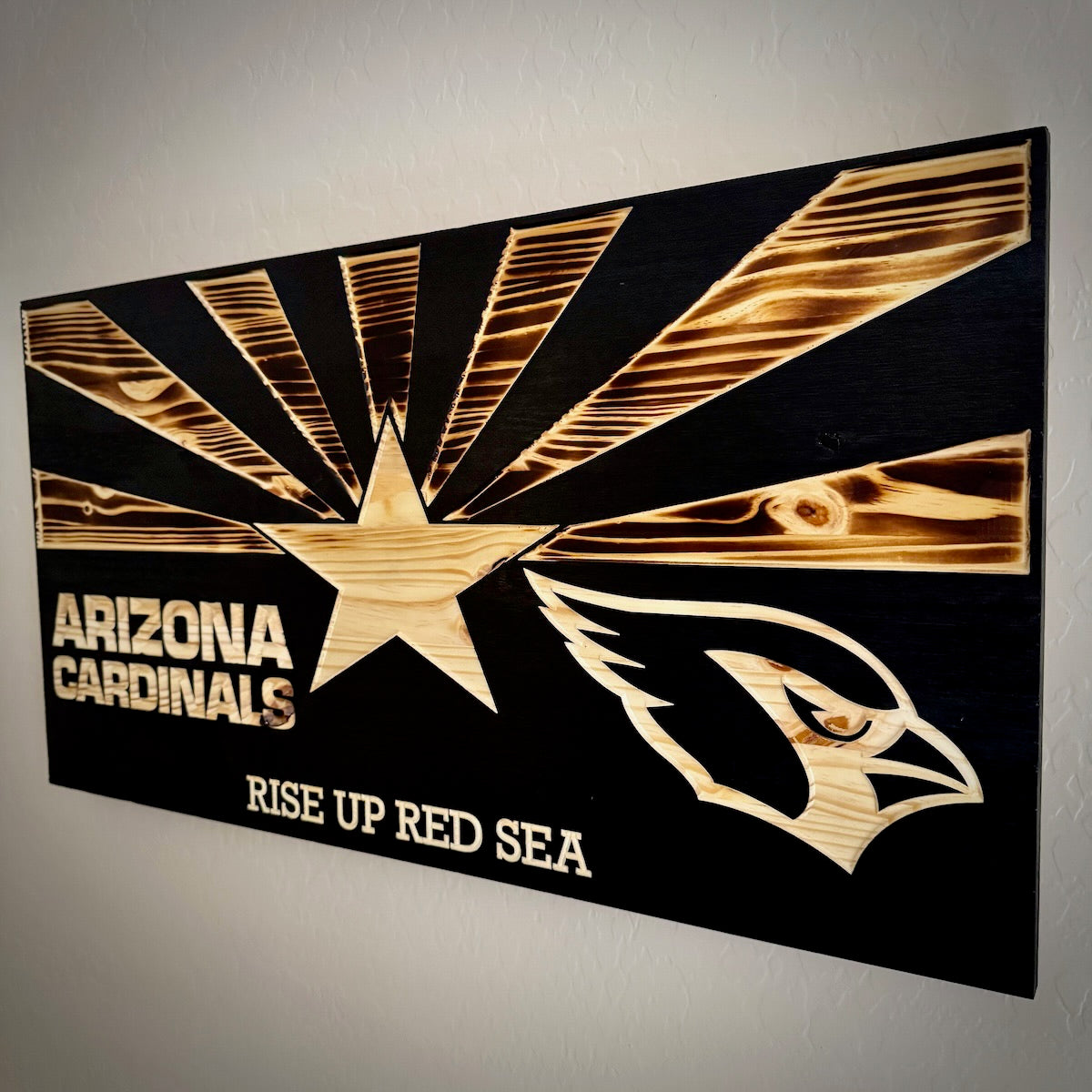 Custom Wooden Flags | Handcrafted Team & Patriotic Wall Art