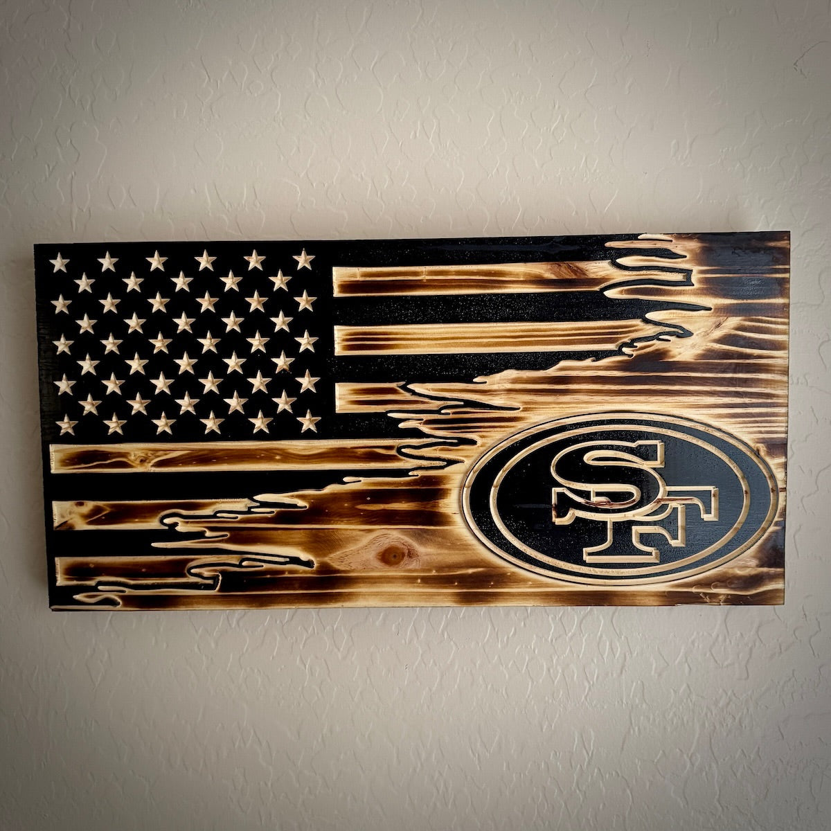 Custom Wooden Flags | Handcrafted Team & Patriotic Wall Art