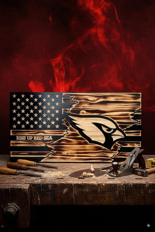 Custom Wooden Flags | Handcrafted Team & Patriotic Wall Art
