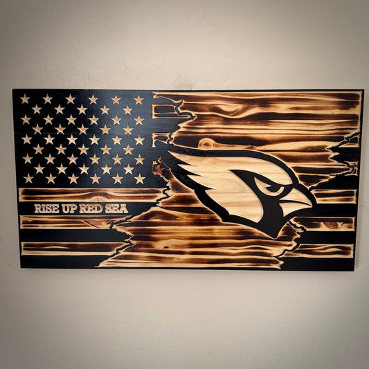 Custom Wooden Flags | Handcrafted Team & Patriotic Wall Art