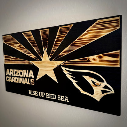 Custom Wooden Flags | Handcrafted Team & Patriotic Wall Art